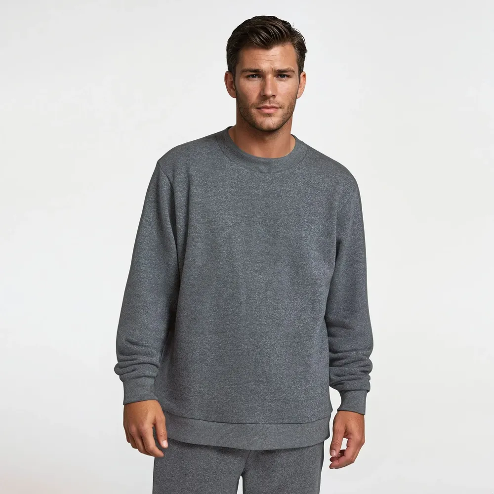 Allbirds Men's Merino Blend Sweatshirt - Natural Grey Heather