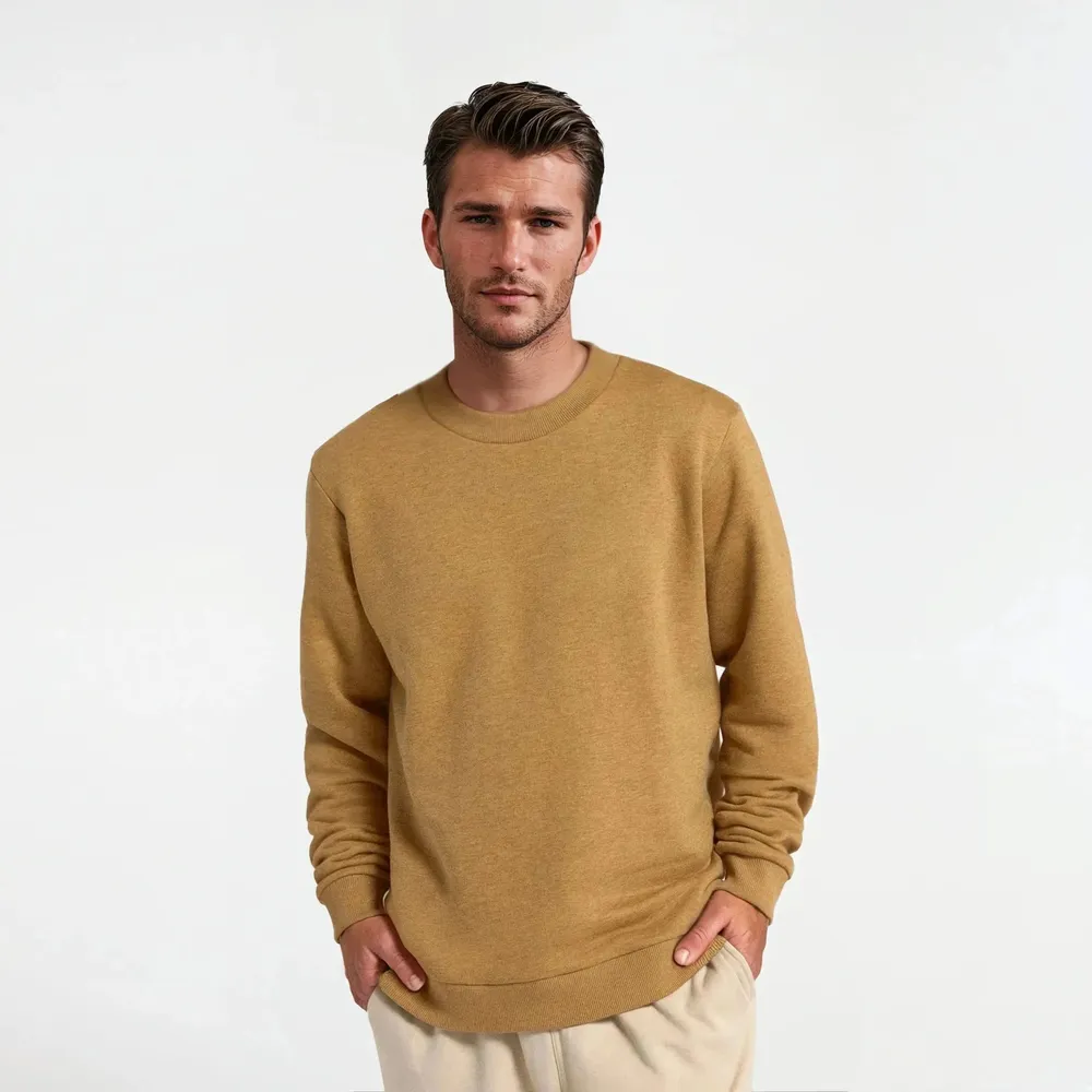 Allbirds Men's Merino Blend Sweatshirt - Stony Beige Heather