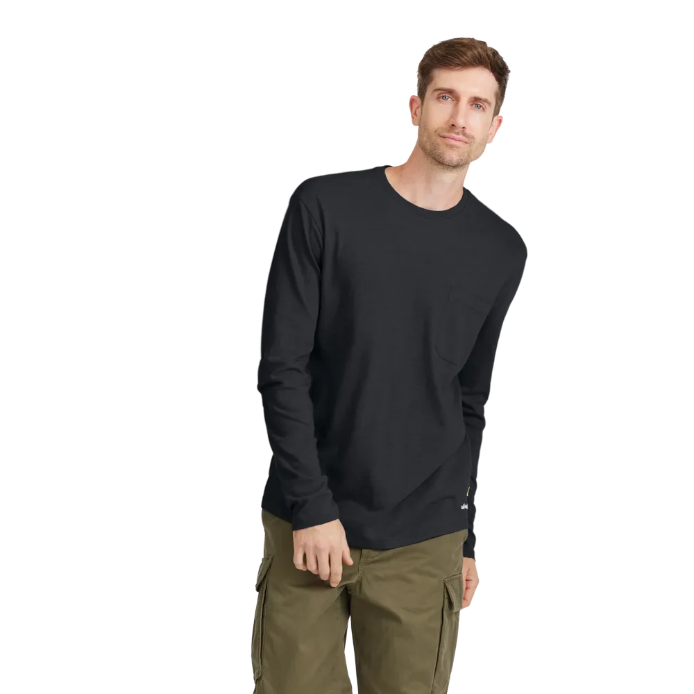 Allbirds Men's Soft Merino Long Sleeve Tee - True Black