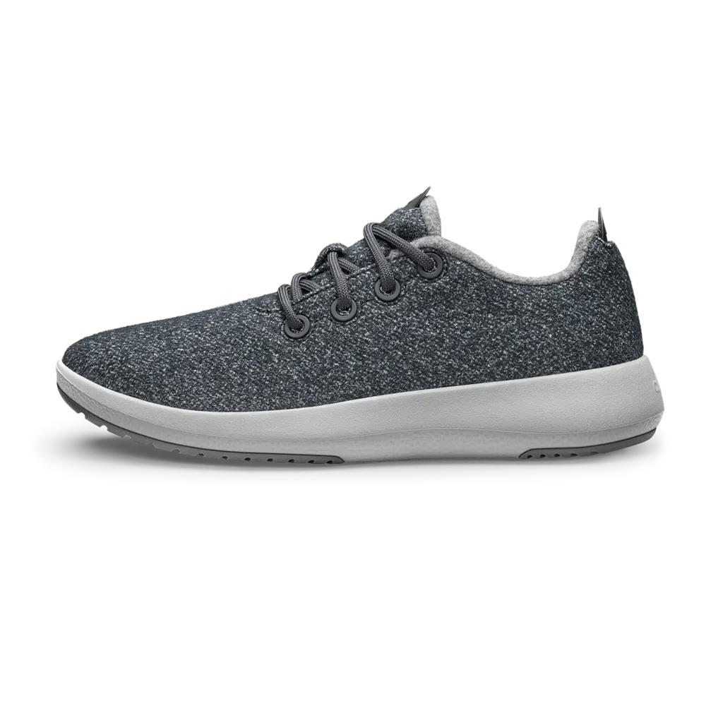 Allbirds Men's Wool Runner Mizzle - Dark Grey (Light Grey Sole)