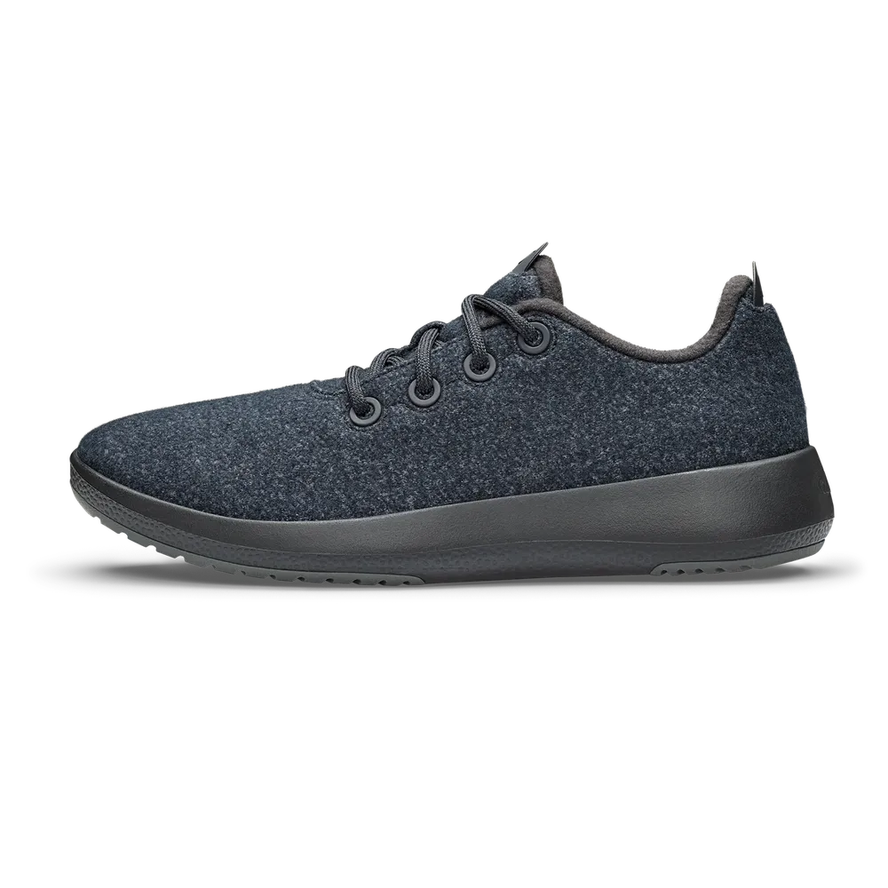 Allbirds Men's Wool Runner Mizzle - Natural Black (Natural Black Sole)