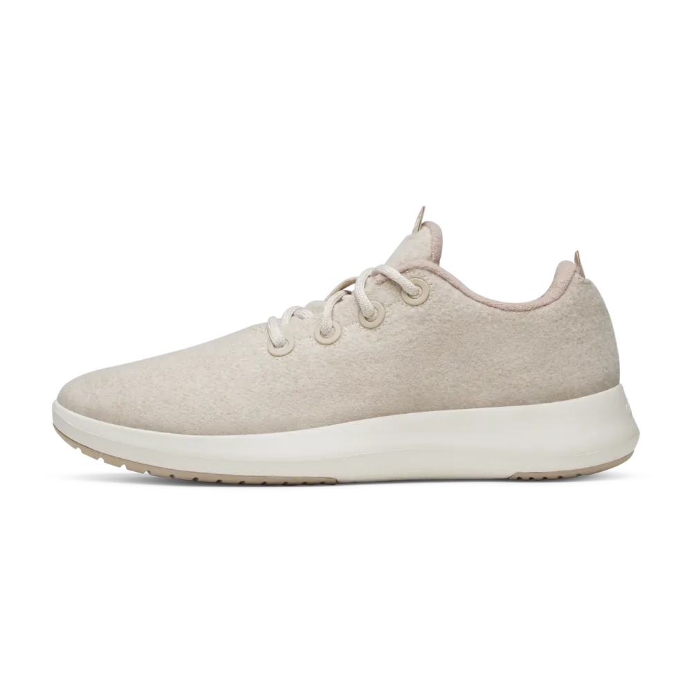 Allbirds Men's Wool Runner Mizzle - Stony Cream (Natural White Sole)