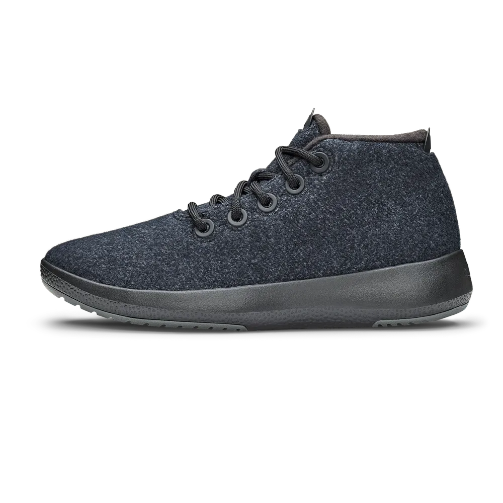 Allbirds Men's Wool Runner-up Mizzles - Natural Black (Natural Black Sole)