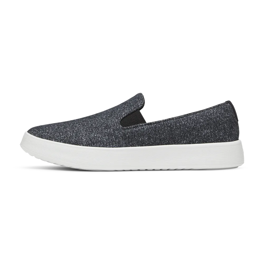 Allbirds Men's Wool Cruiser Slip On - Dark Grey (Light Grey Sole)