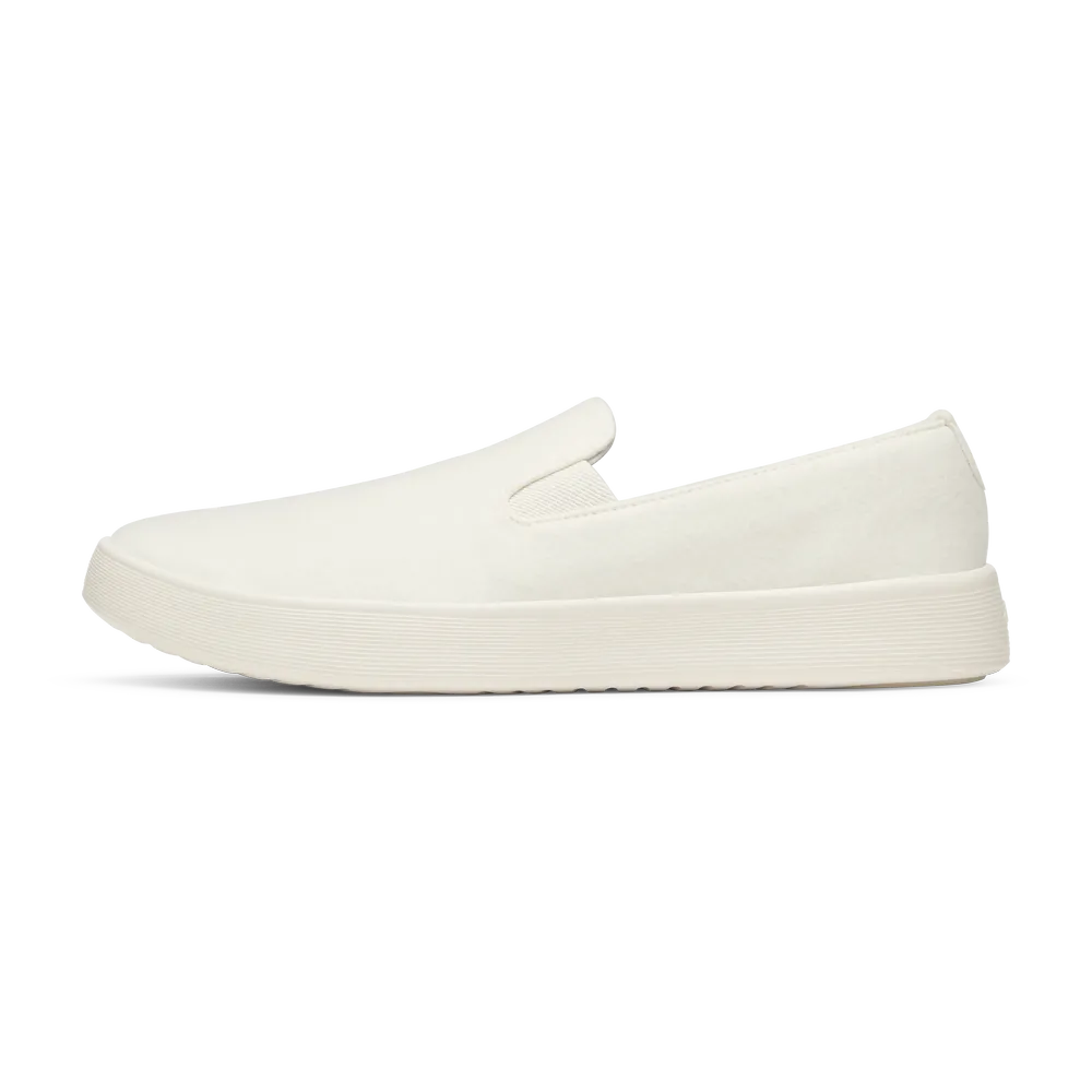 Allbirds Men's Wool Cruiser Slip On - Natural White (Natural White Sole)