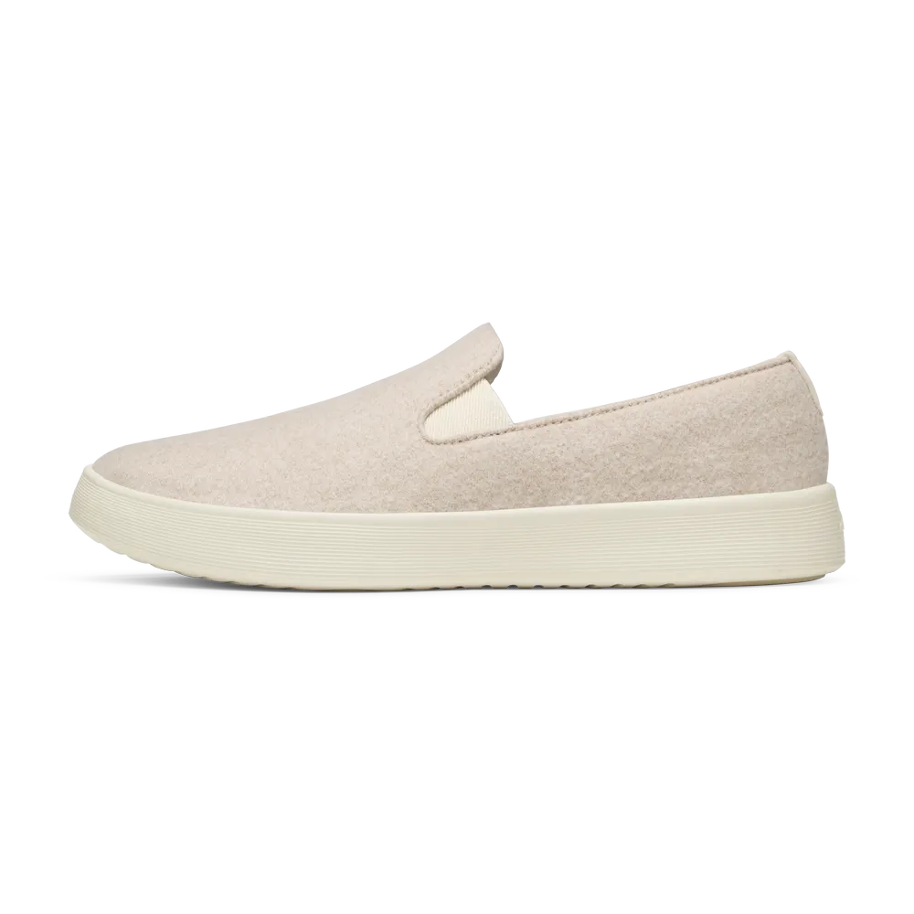 Allbirds Men's Wool Cruiser Slip On - Rugged Beige (Stony Cream Sole)