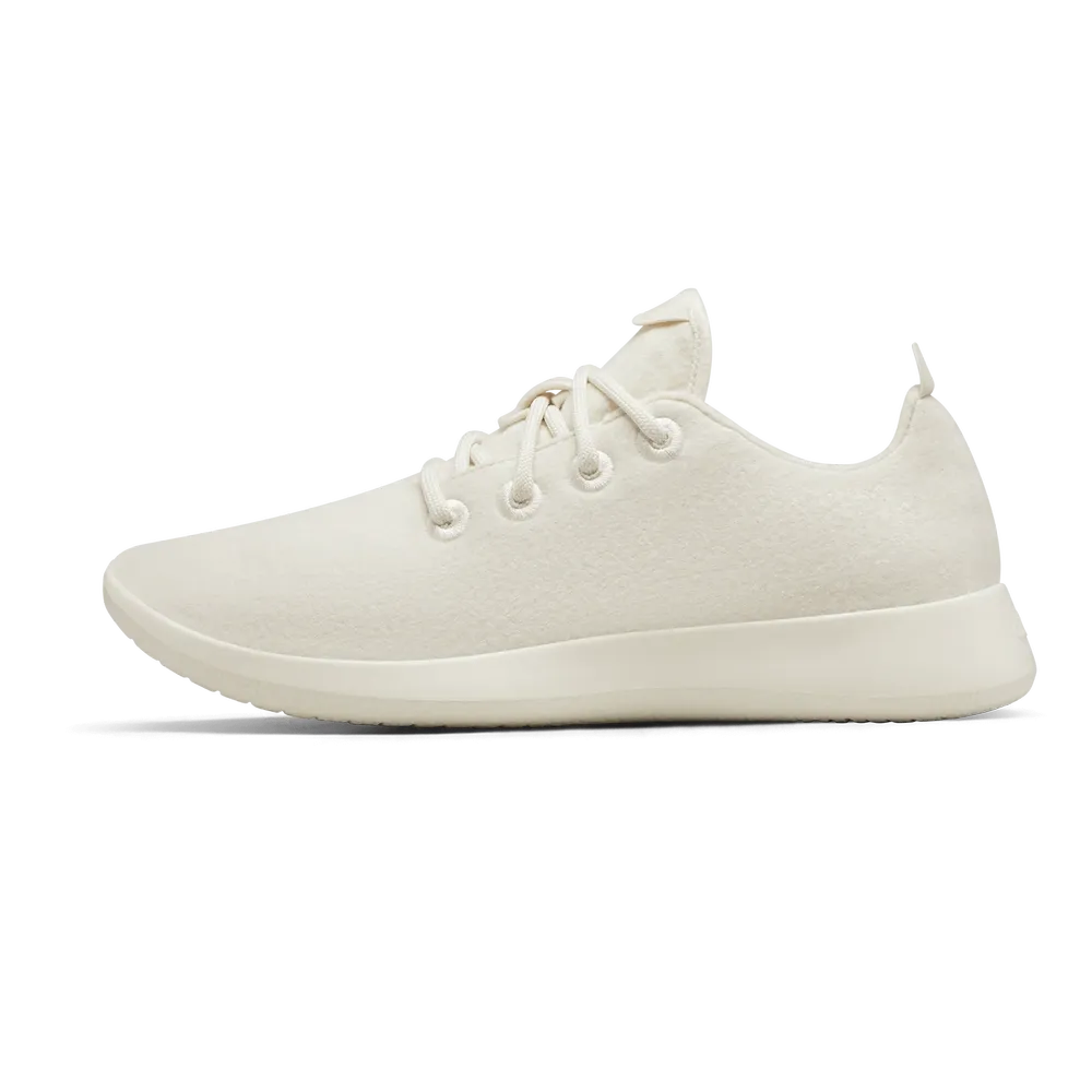 Allbirds Men's Wool Runner - Natural White (Cream Sole)