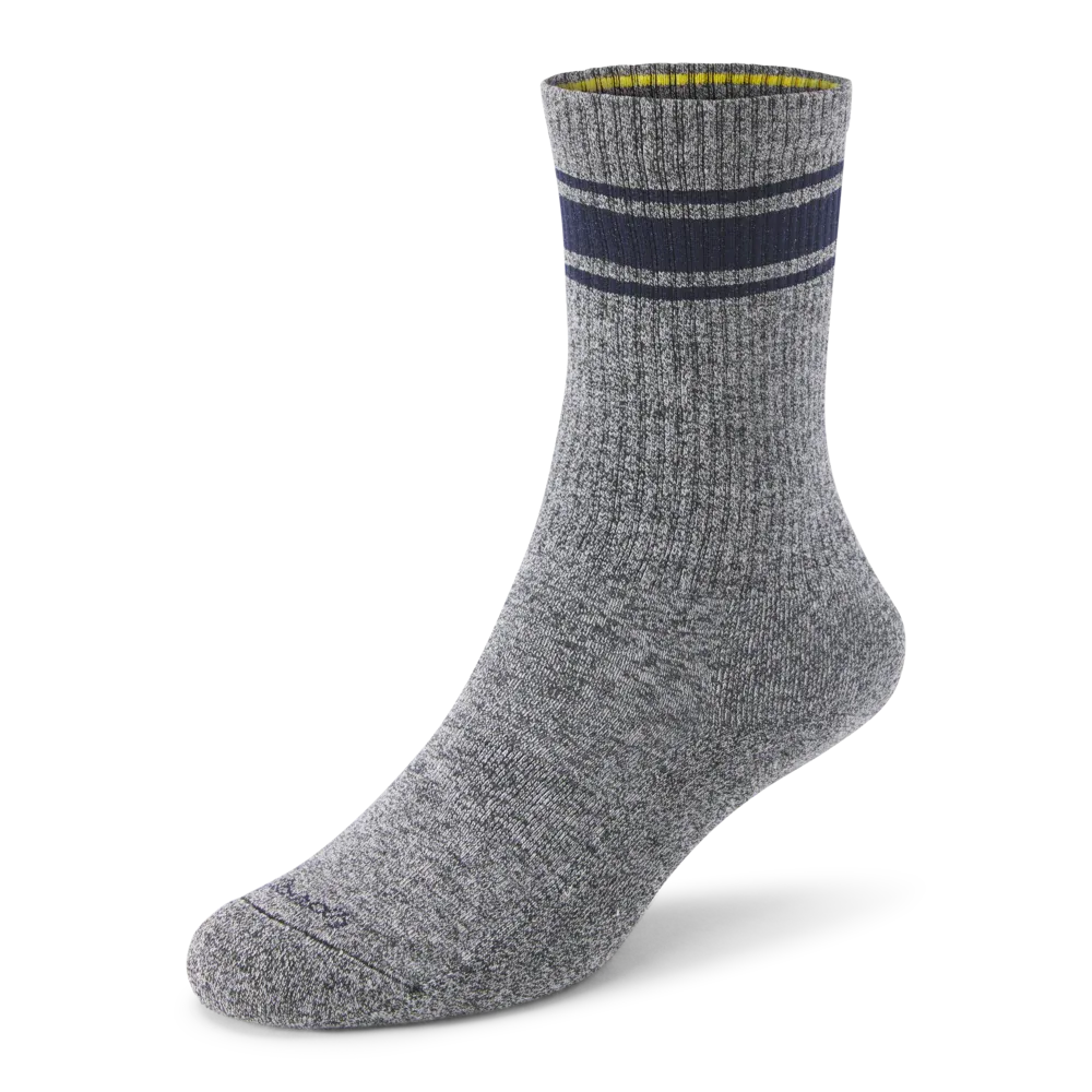 Allbirds Anytime Crew Sock - Natural Grey Heather/Deep Navy