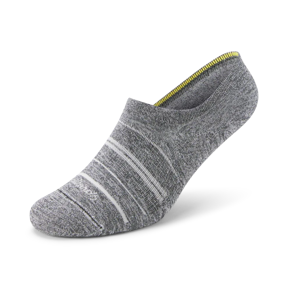 Allbirds Anytime No Show Sock - Natural Grey Heather/Light Grey