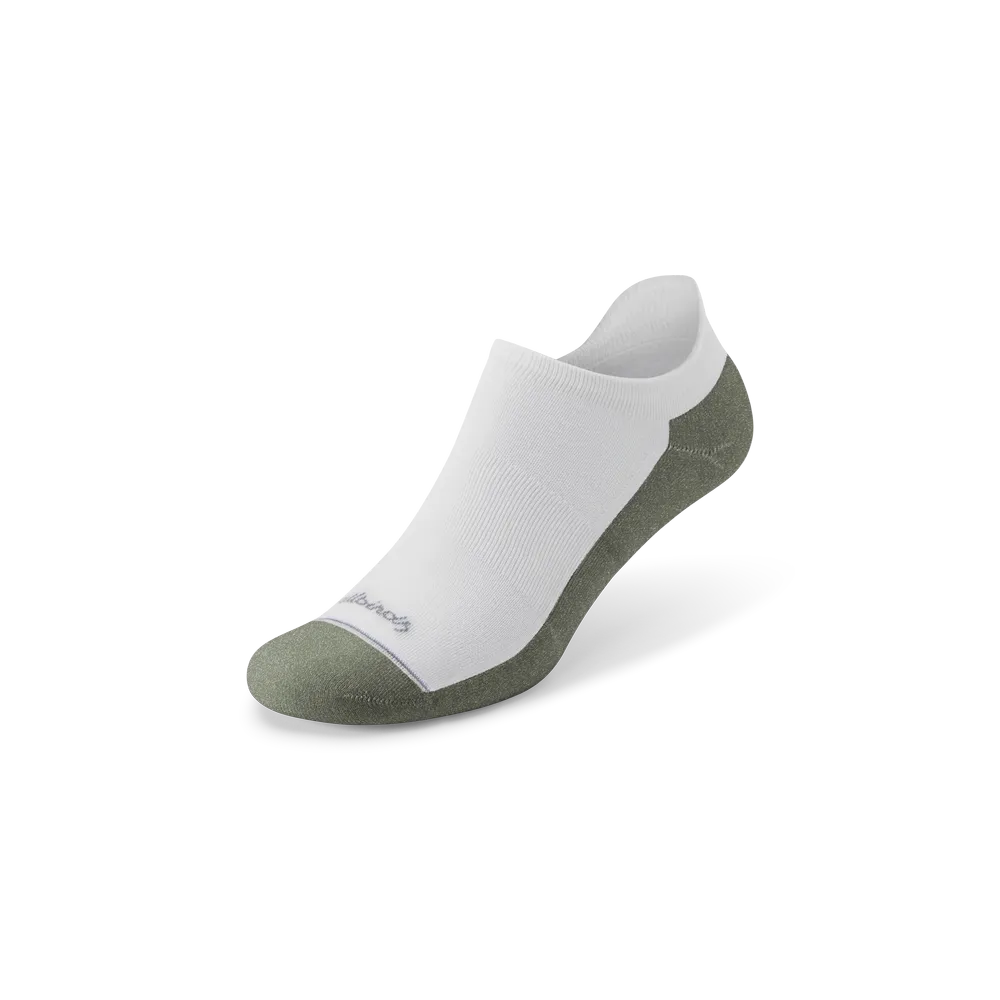 Allbirds Anytime Ankle Sock - Blizzard/Thunder Green