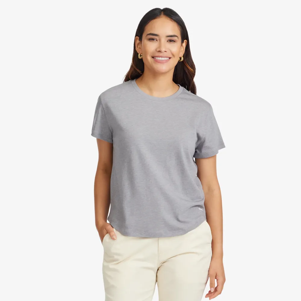 Allbirds Women's Soft Merino Tee - Medium Grey