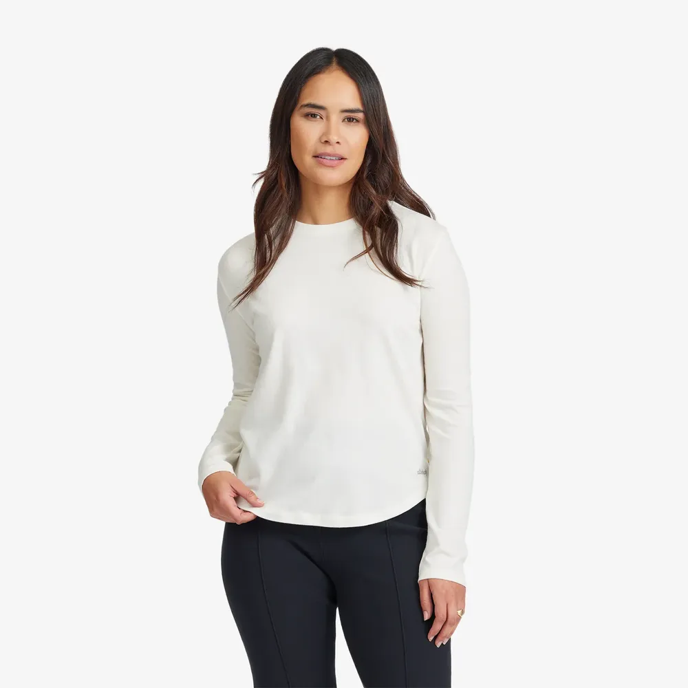 Allbirds Women's Soft Merino Long Sleeve Tee - Natural White