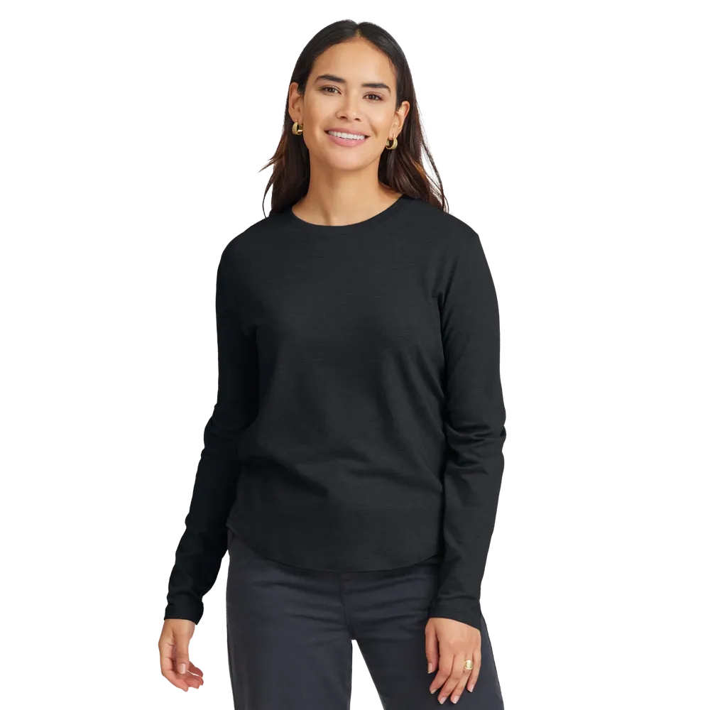 Allbirds Women's Soft Merino Long Sleeve Tee - True Black