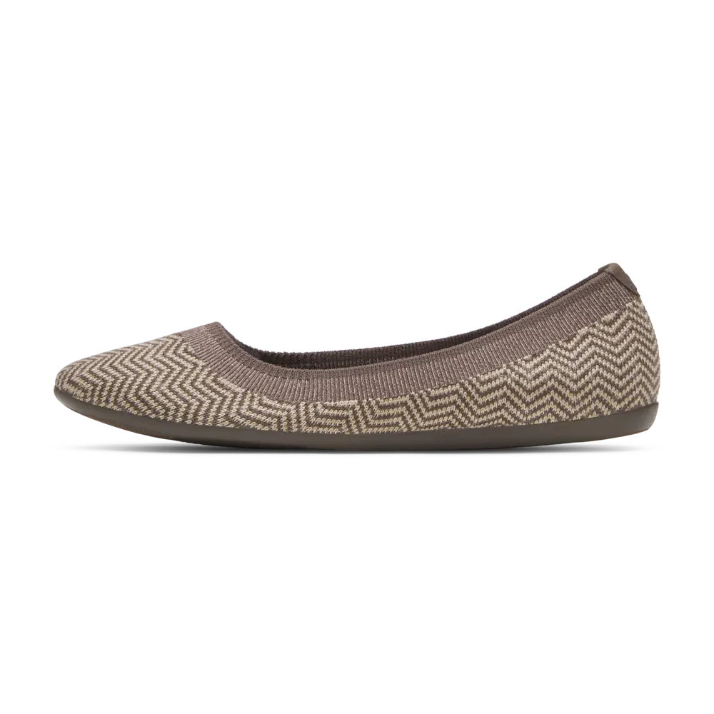 Allbirds Women's Tree Breezer - Knit - Light Khaki/Rustic Brown