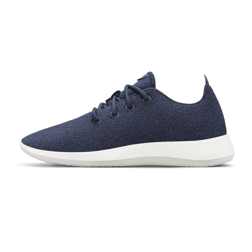 Allbirds Women's Wool Runner - Hazy Indigo (Blizzard Sole)