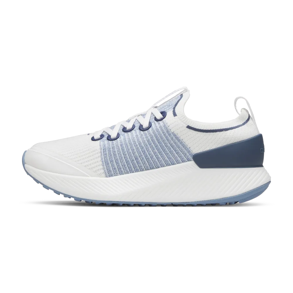 Allbirds Women's Tree Glider - Blizzard/Hanami Blue (Blizzard Sole)