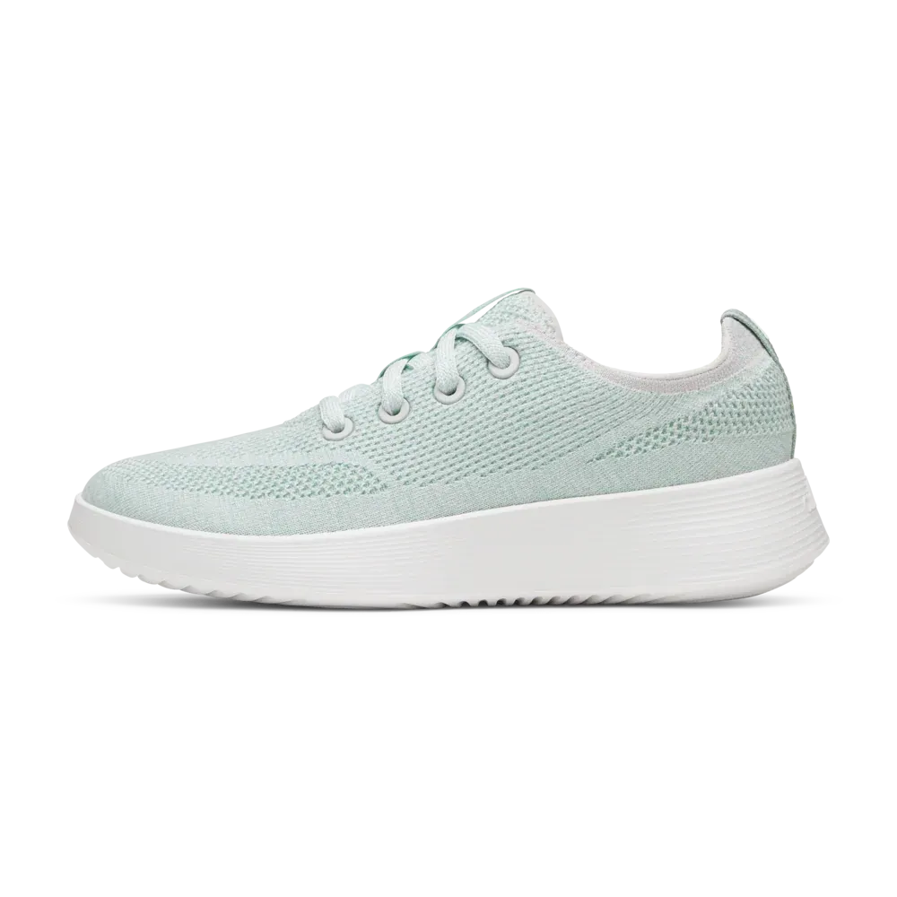 Allbirds Women's Tree Runner Go - Blizzard/Lux Liberty (Blizzard Sole)
