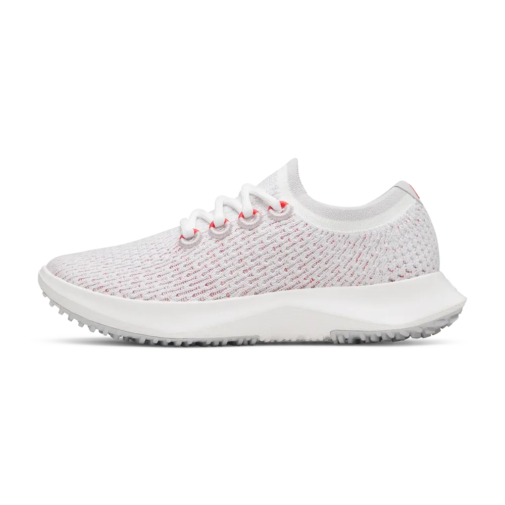 Allbirds Women's Tree Dasher 2 - Blizzard/Bold Red (Blizzard Sole)