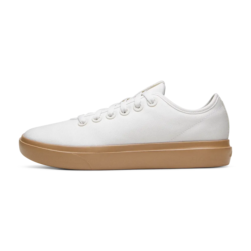 Allbirds Women's Canvas Piper - Blizzard (Bark Brown Sole)