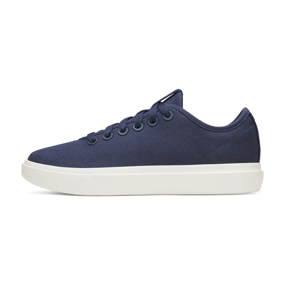 Allbirds Women's Canvas Piper - Deep Navy (Natural White Sole)