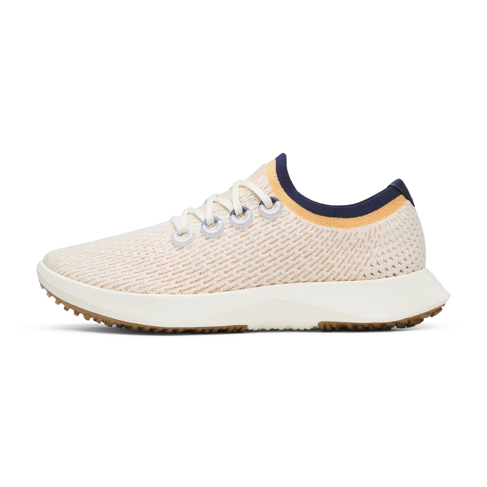 Allbirds Women's Tree Dasher 2 - Twilight White/Hanami Orange (Twilight White Sole)