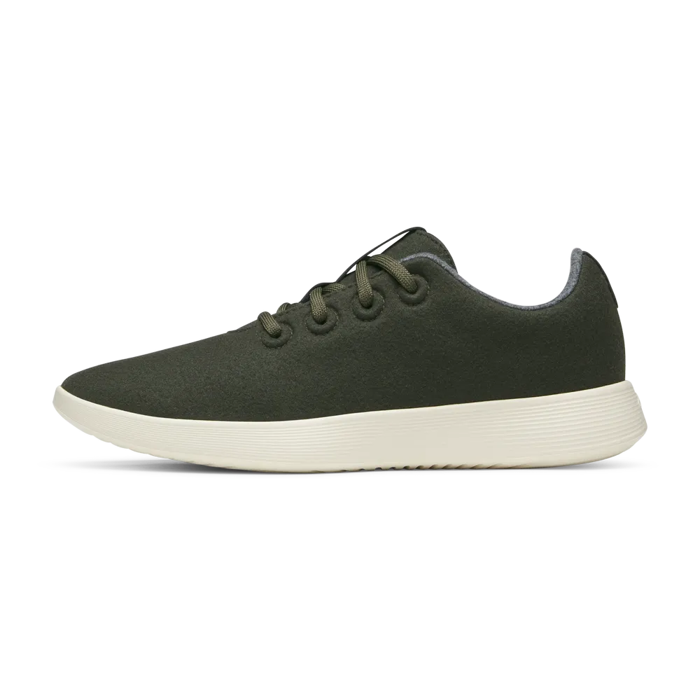 Allbirds Women's Wool Runner NZ - Dark Jungle (Stony Cream Sole)