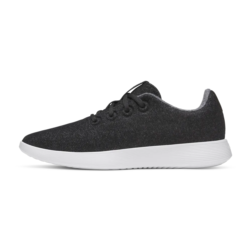 Allbirds Women's Wool Runner NZ - Natural Black (Blizzard Sole)