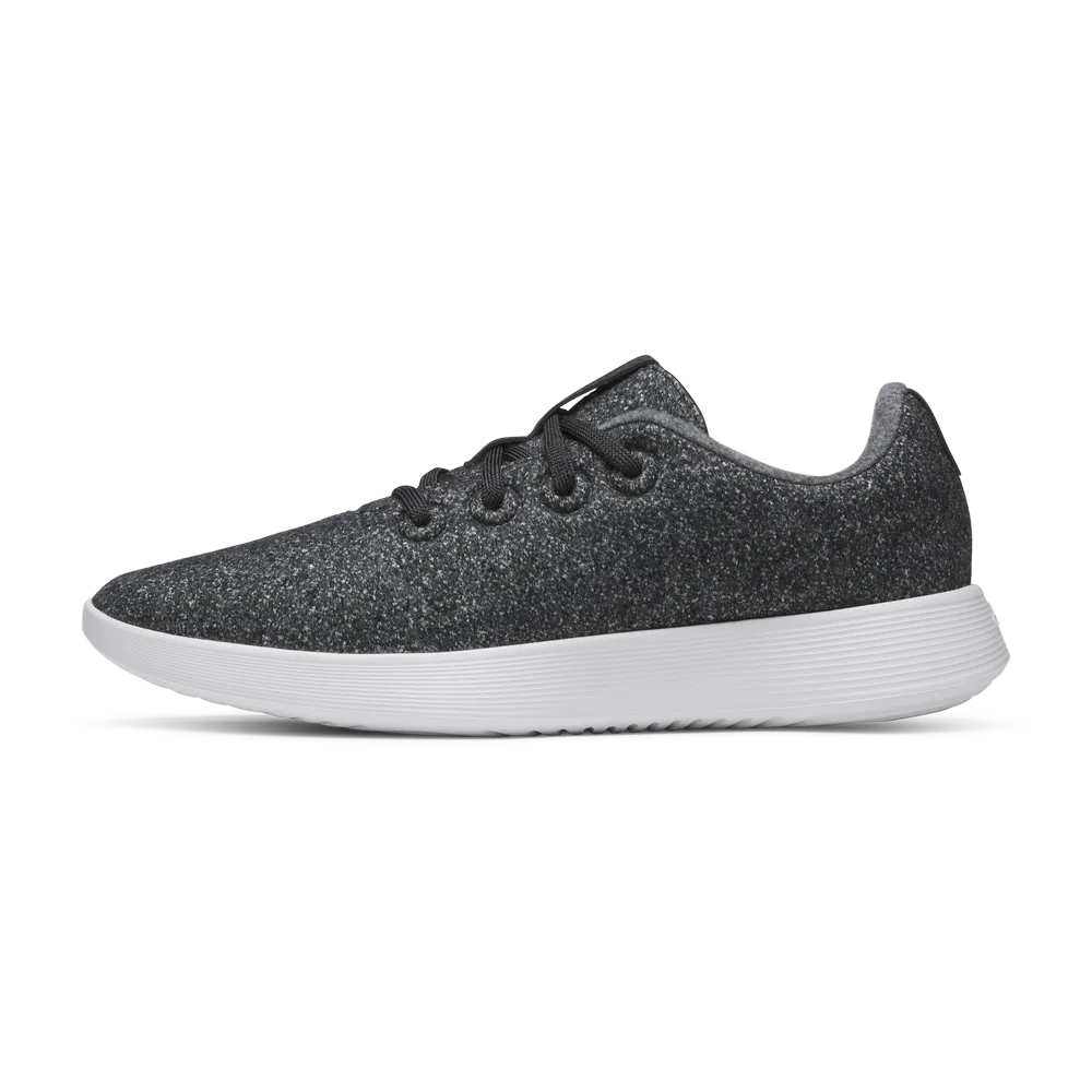 Allbirds Women's Wool Runner NZ - Dark Grey (Light Grey Sole)